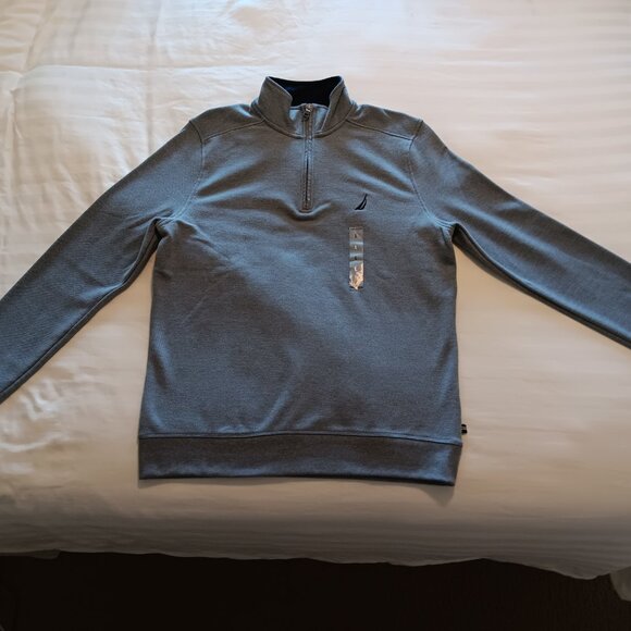 Nautica Mens 1/4 Zip Sweatshirt - Picture 2 of 10